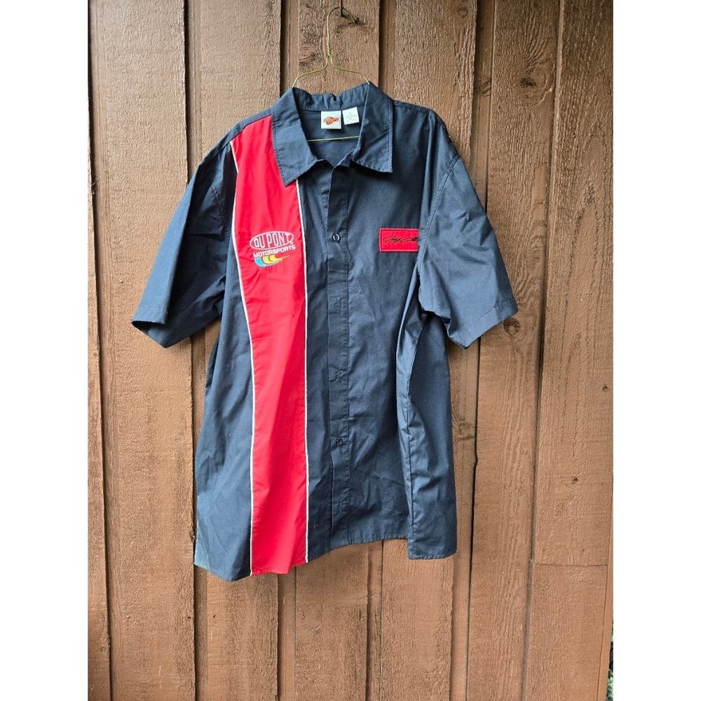 Vintage Winner's Circle Jeff Gordon DuPont Motorsports Pit Shirt Size L